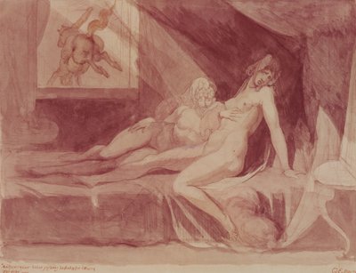 Le cauchemar quittant deux femmes endormies, 1810 - Johann Heinrich Füssli
